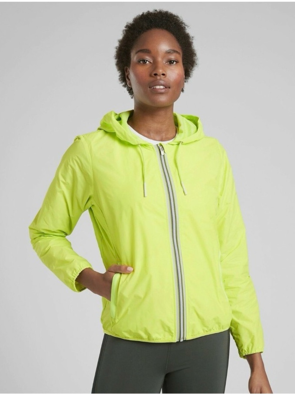 Athleta Ascender UPF Jacket in Fiber Optic